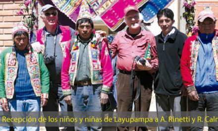 VOSERDEM (Bolivia) Y DUS (Italia) abrazo de amistad y voluntad de hacer el bien